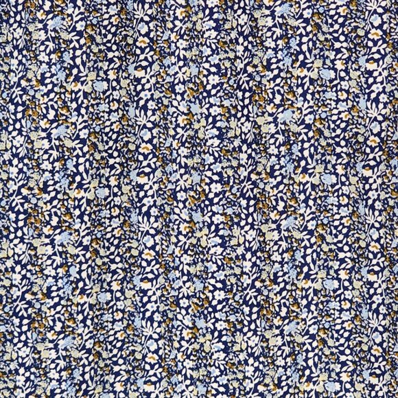 Banana Republic Blue Floral Printed 100% Cotton Shirt - Picture 2 of 4